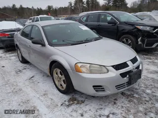 2004 Dodge Stratus SXT with VIN 1B3EL46X44N210281, listed as a IAAI auction lot 41546221 with 121,902 mi miles. Bid and sale history available at carsss.com. Image 1.
