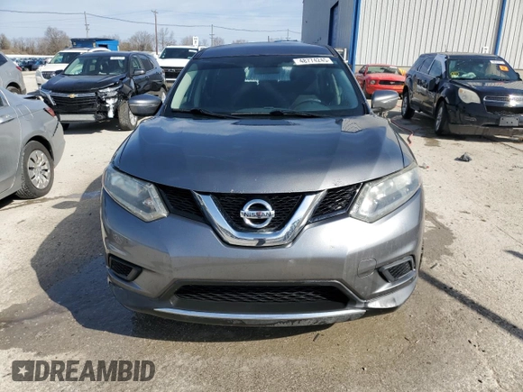 2015 Nissan Rogue SV with VIN KNMAT2MV6FP521625, listed as a Copart auction lot 48774245 with 145,789 mi miles and Salvage Title. Bid and sale history available at carsss.com. Image 5.
