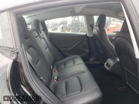 2023 Tesla Model 3 with VIN 5YJ3E1EA1PF677592, listed as a Copart auction lot 47621875 with 12,247 mi miles and Salvage Title. Bid and sale history available at DreamBid. Image 11.