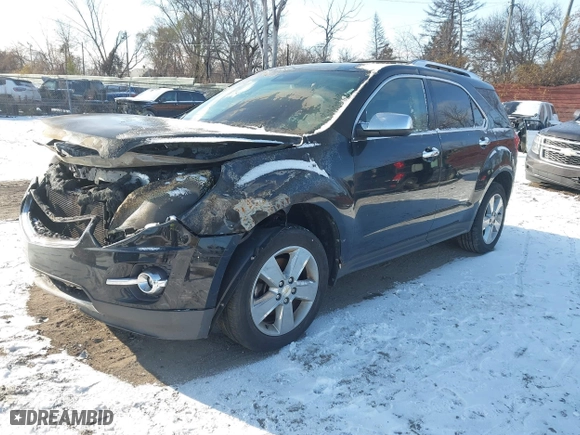 2012 Chevrolet Equinox LTZ with VIN 2GNFLFE56C6314229, listed as a IAAI auction lot 40977501 with 0 mi miles. Bid and sale history available at carsss.com. Image 2.