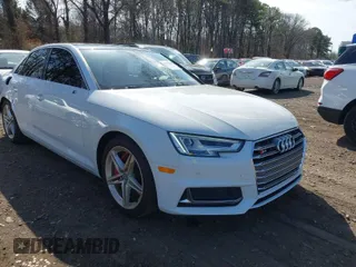 2018 Audi S4 Premium Plus with VIN WAUB4AF47JA097493, listed as a IAAI auction lot 41917665 with 76,132 mi miles. Bid and sale history available at carsss.com. Image 1.
