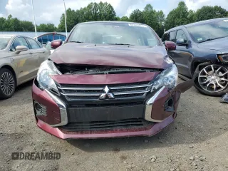 2024 Mitsubishi Mirage ES with VIN ML32FUFJXRHF11136, listed as a Copart auction lot 62685655 with 11,207 mi miles and Salvage title. Bid and sale history available at DreamBid. Image 5.