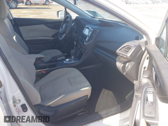 2020 Subaru Impreza with VIN 4S3GKAB64L3604900, listed as a IAAI auction lot 41652056 with 39,656 mi miles and . Bid and sale history available at DreamBid. Image 5.