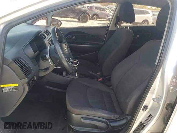 2014 Kia Rio LX with VIN KNADM5A30E6367851, listed as a Copart auction lot 84300514 with 181,083 mi miles and Clean Title. Bid and sale history available at carsss.com. Image 7.