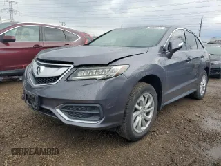 2017 Acura RDX Technology with VIN 5J8TB4H50HL013826, listed as a Copart auction lot 53980775 with 33,837 mi miles and Salvage title. Bid and sale history available at DreamBid. Image 1.