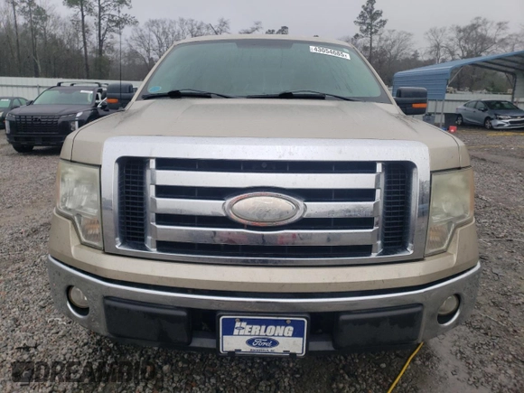 2009 Ford F-150 XL with VIN 1FTRW12809FA24596, listed as a Copart auction lot 43054685 with 102,507 mi miles and Salvage Title. Bid and sale history available at carsss.com. Image 5.