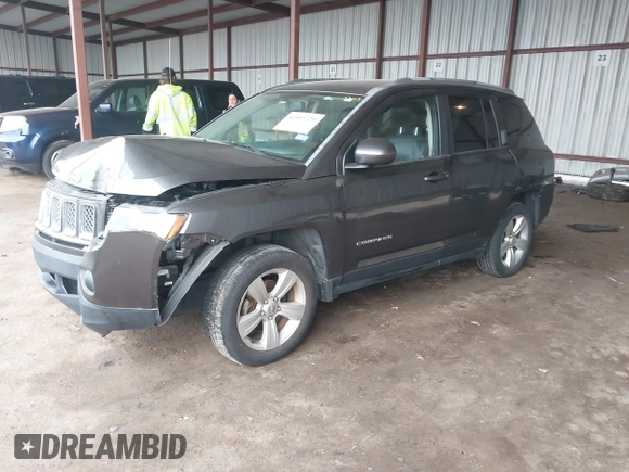 2016 Jeep Compass Latitude with VIN 1C4NJCEA2GD599833, listed as a IAAI auction lot 41507729 with 107,187 mi miles. Bid and sale history available at carsss.com. Image 18.
