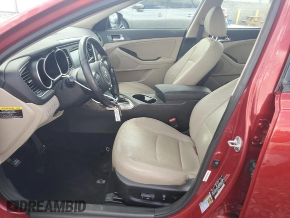 2015 Kia Optima EX с VIN 5XXGN4A70FG389927, выставлен на аукционе Copart как лот 60199955 с пробегом 96 389 миль миль и Списание • Salvage title. История ставок и продаж доступна на DreamBid. Изображение 7.