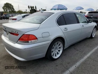 2002 BMW 7 Series 745Li with VIN WBAGN63442DR06954, listed as a Copart auction lot 84566164 with 112,058 mi miles and Clean Title. Bid and sale history available at carsss.com. Image 3.