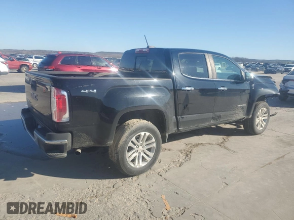 2020 GMC Canyon 4WD SLT with VIN 1GTG6DEN8L1104856, listed as a Copart auction lot 43580825 with 64,609 mi miles and Salvage Title. Bid and sale history available at carsss.com. Image 3.