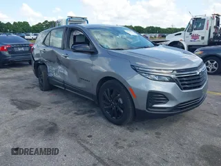 2023 Chevrolet Equinox LS with VIN 3GNAXHEG8PL229423, listed as a IAAI auction lot 42549339 with 20,244 mi miles and . Bid and sale history available at DreamBid. Image 1.