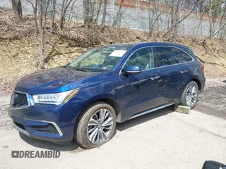 2018 Acura MDX Technology with VIN 5J8YD4H57JL005535, listed as a IAAI auction lot 42027222 with 91,082 mi miles and . Bid and sale history available at DreamBid. Image 2.