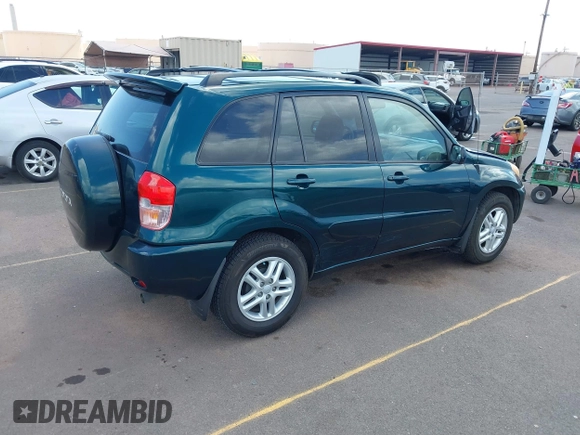 2003 Toyota RAV4 with VIN JTEGH20V030090992, listed as a IAAI auction lot 41798546 with 55,790 mi miles. Bid and sale history available at carsss.com. Image 4.