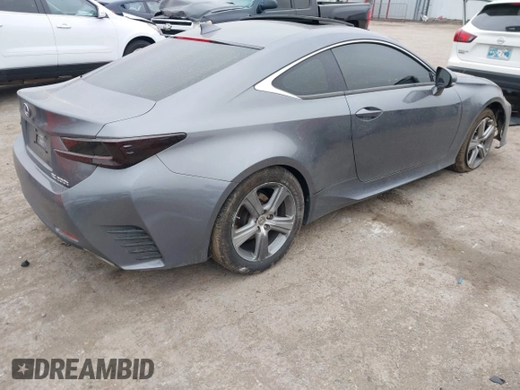 2016 Lexus RC 200t F Sport with VIN JTHHA5BC8G5000263, listed as a IAAI auction lot 41709340 with 85,310 mi miles and . Bid and sale history available at DreamBid. Image 4.