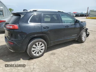 2018 Jeep Cherokee Overland with VIN 1C4PJMJX5JD525872, listed as a Copart auction lot 53783655 with 112,396 mi miles and Salvage title. Bid and sale history available at DreamBid. Image 3.