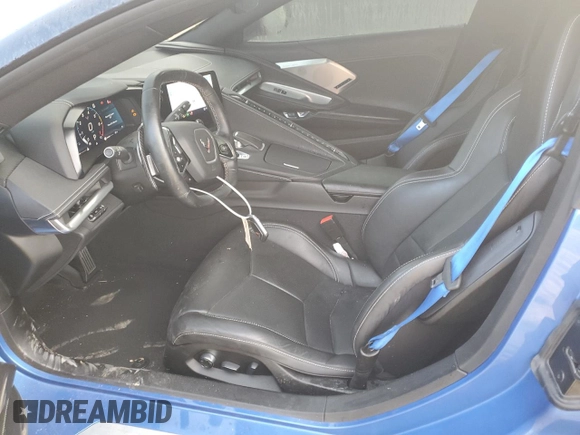 2021 Chevrolet Corvette 2LT with VIN 1G1YB2D43M5121211, listed as a Copart auction lot 74341234 with 12,074 mi miles and Salvage Title. Bid and sale history available at carsss.com. Image 7.