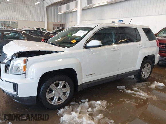 2016 GMC Terrain SLE with VIN 2GKALMEK1G6218046, listed as a IAAI auction lot 41204987 with 121,581 mi miles. Bid and sale history available at carsss.com. Image 15.