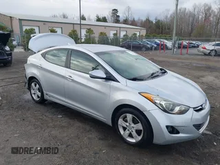 2011 Hyundai Elantra GLS with VIN 5NPDH4AE6BH038415, listed as a IAAI auction lot 41813602 with 186,039 mi miles. Bid and sale history available at carsss.com. Image 1.