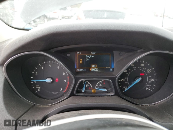 2016 Ford Focus SE with VIN 1FADP3F28GL301413, listed as a Copart auction lot 48199465 with 48,444 mi miles and Salvage Title. Bid and sale history available at carsss.com. Image 9.
