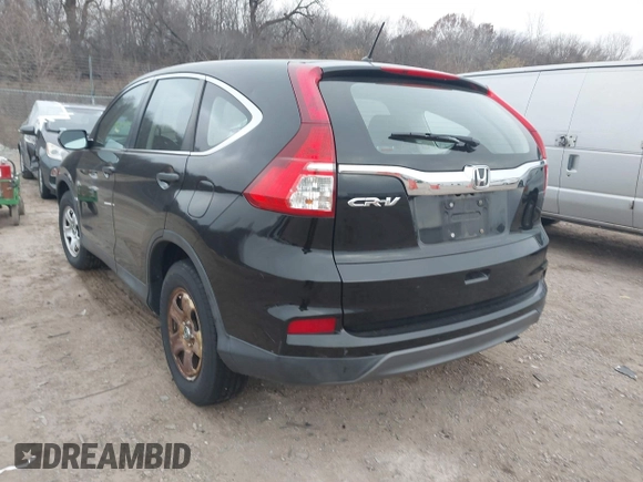 2015 Honda CR-V LX with VIN 2HKRM3H35FH501019, listed as a IAAI auction lot 41014683 with 111,168 mi miles and . Bid and sale history available at carsss.com. Image 3.