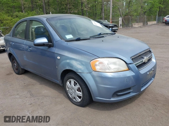 2007 Chevrolet Aveo LS z VIN KL1TD56657B179393, wystawiony jako IAAI lot #42135698 z przebiegiem 127 126 mil mil oraz . Historia ofert i sprzedaży dostępna na DreamBid. Obrazek 1.