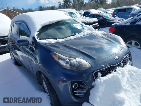 2017 Kia Sportage LX with VIN KNDPMCAC5H7296441, listed as a IAAI auction lot 41585438 with 162,072 mi miles and . Bid and sale history available at carsss.com. Image 1.