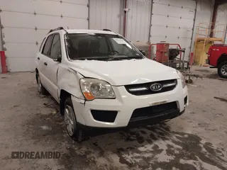 2010 Kia Sportage LX with VIN KNDKGCA35A7718764, listed as a IAAI auction lot 41512368 with 122,420 mi miles and . Bid and sale history available at carsss.com. Image 6.