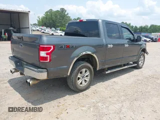 2018 Ford F-150 XL with VIN 1FTEW1E56JFC47584, listed as a IAAI auction lot 42397196 with 195,341 mi miles and . Bid and sale history available at DreamBid. Image 4.