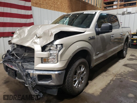 2017 Ford F-150 XL with VIN 1FTEW1EG8HFA75005, listed as a Copart auction lot 62964905 with 76,751 mi miles and Salvage title. Bid and sale history available at DreamBid. Image 1.