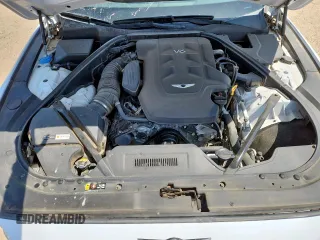2018 Genesis G80 3.8L with VIN KMHGN4JE6JU216605, listed as a Copart auction lot 61950305 with 34,919 mi miles and Salvage title. Bid and sale history available at DreamBid. Image 11.