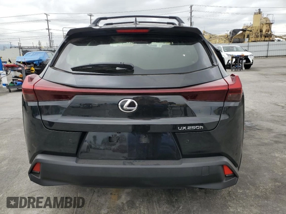 2024 Lexus UX with VIN JTHX6JBH0R2193790, listed as a Copart auction lot 54974844 with 1,268 mi miles and Salvage Title. Bid and sale history available at carsss.com. Image 6.