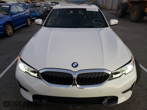 2019 BMW 3 Series 330i with VIN WBA5R1C53KFH24354, listed as a Copart auction lot 67731272 with 26,107 mi miles. Bid and sale history available at carsss.com. Image 5.