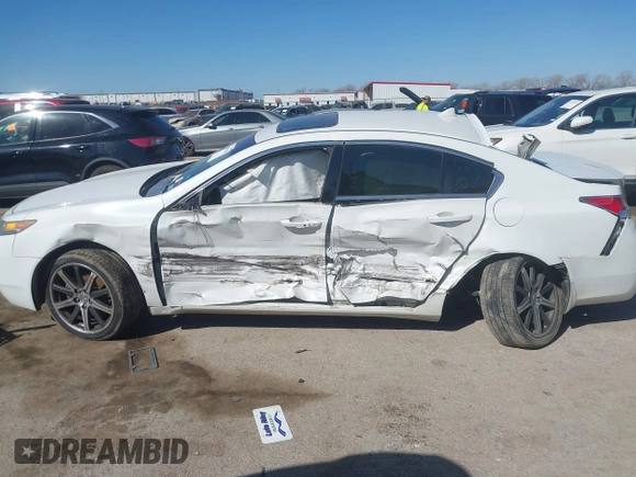 2012 Acura TL Tech Auto with VIN 19UUA8F54CA025791, listed as a IAAI auction lot 41770964 with 1 mi miles. Bid and sale history available at carsss.com. Image 13.