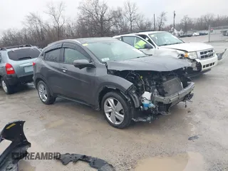 2019 Honda HR-V EX-L with VIN 3CZRU6H77KM735942, listed as a IAAI auction lot 41523646 with 163,893 mi miles. Bid and sale history available at carsss.com. Image 1.
