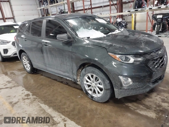 2020 Chevrolet Equinox LS with VIN 3GNAXHEV1LS598963, listed as a IAAI auction lot 41609247 with Not Provided miles and . Bid and sale history available at DreamBid. Image 1.