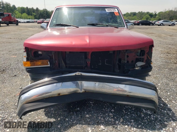 1995 Ford F-150 with VIN 1FTEF15N7SNB13223, listed as a Copart auction lot 56002595 with Not provided miles and Salvage title. Bid and sale history available at DreamBid. Image 5.