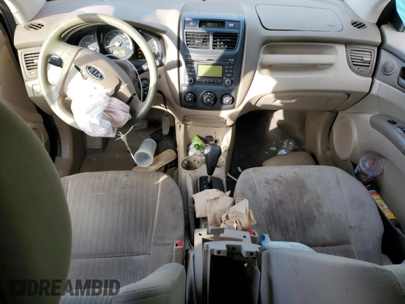 2010 Kia Sportage LX with VIN KNDKG3A43A7726547, listed as a Copart auction lot 51558525 with 72,842 mi miles and Salvage Title. Bid and sale history available at carsss.com. Image 8.