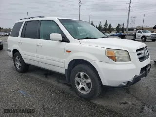 2006 Honda Pilot EX-L with VIN 5FNYF28556B026374, listed as a Copart auction lot 48975365 with 177,533 mi miles and Salvage Title. Bid and sale history available at carsss.com. Image 4.