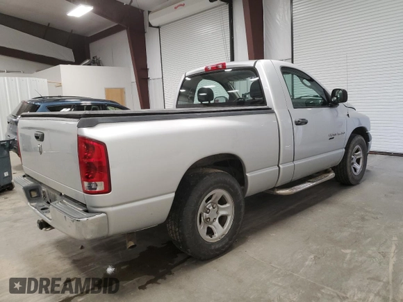 2005 Dodge 1500 ST with VIN 1D7HA16KX5J526061, listed as a Copart auction lot 51813285 with 192,045 mi miles and Salvage Title. Bid and sale history available at DreamBid. Image 3.