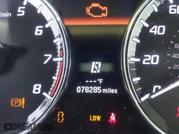 2014 Acura RLX Tech Pkg with VIN JH4KC1F57EC003409, listed as a IAAI auction lot 41758955 with 78,285 mi miles. Bid and sale history available at carsss.com. Image 15.