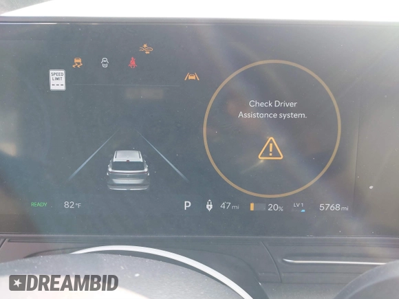 2024 Hyundai Kona SEL with VIN KM8HC3A61RU014490, listed as a IAAI auction lot 41022202 with 5,768 mi miles and . Bid and sale history available at DreamBid. Image 7.