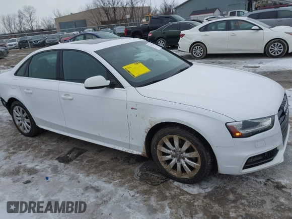 2015 Audi A4 Premium with VIN WAUBFAFL6FN014508, listed as a IAAI auction lot 41547104 with 137,491 mi miles. Bid and sale history available at carsss.com. Image 14.