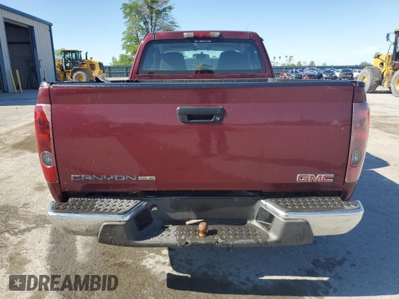 2007 GMC Canyon SLE1 with VIN 1GTCS199478216394, listed as a Copart auction lot 52285394 with 179,816 mi miles and Salvage Title. Bid and sale history available at carsss.com. Image 6.
