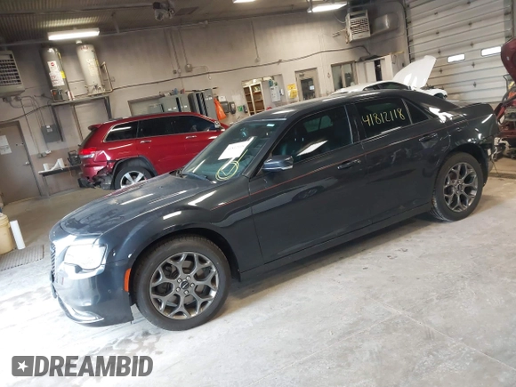 2015 Chrysler 300 with VIN 2C3CCAGG9FH864678, listed as a IAAI auction lot 41812118 with 107,873 mi miles. Bid and sale history available at carsss.com. Image 18.