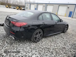 2024 Mercedes-Benz C 300 with VIN W1KAF4HB8RR171786, listed as a Copart auction lot 47482055 with 8,669 mi miles and Salvage title. Bid and sale history available at DreamBid. Image 3.