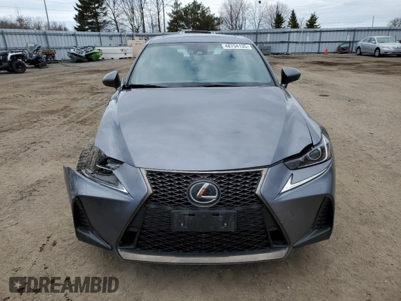 2018 Lexus IS with VIN JTHC81D23J5033276, listed as a Copart auction lot 48754135 with 72,331 mi miles and Salvage Title. Bid and sale history available at carsss.com. Image 5.