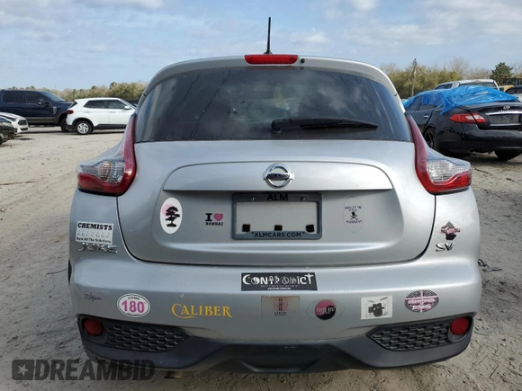 2017 Nissan Juke S with VIN JN8AF5MR1HT700312, listed as a Copart auction lot 46995545 with 115,920 mi miles and Salvage Title. Bid and sale history available at DreamBid. Image 6.