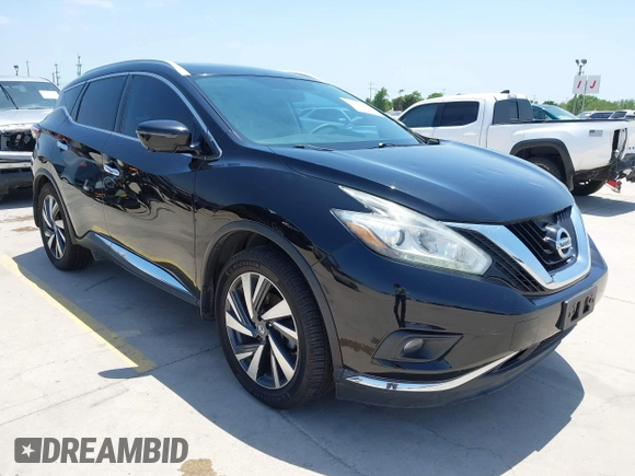 2018 Nissan Murano S z VIN 5N1AZ2MG4JN148844, wystawiony jako IAAI lot #42193100 z przebiegiem 70 104 mil mil oraz . Historia ofert i sprzedaży dostępna na DreamBid. Obrazek 1.