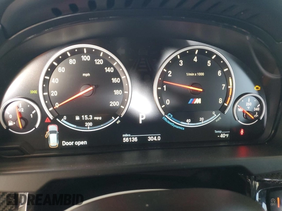 2018 BMW X5 M z VIN 5YMKT6C56J0Y83685, wystawiony jako Copart lot #55342035 z przebiegiem 56 136 mil mil oraz Szkoda całkowita • Salvage title. Historia ofert i sprzedaży dostępna na DreamBid. Obrazek 9.
