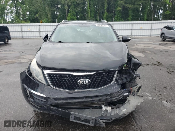 2016 Kia Sportage EX with VIN KNDPCCAC1G7807242, listed as a Copart auction lot 56245505 with 157,443 mi miles and Salvage title. Bid and sale history available at DreamBid. Image 5.